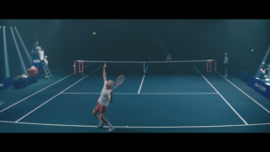 Insólito: primer partido de tenis entre una persona real vs su avatar virtual