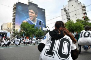 Diego Maradona tiene el mural más grande del mundo